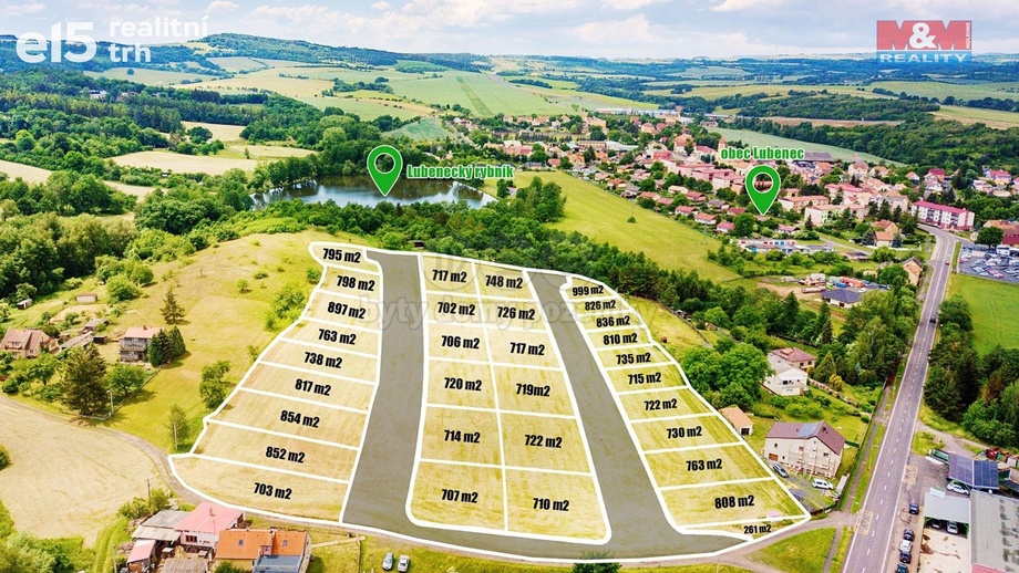Prodej pozemky pro bydlení, 30 523 m² - Lubenec