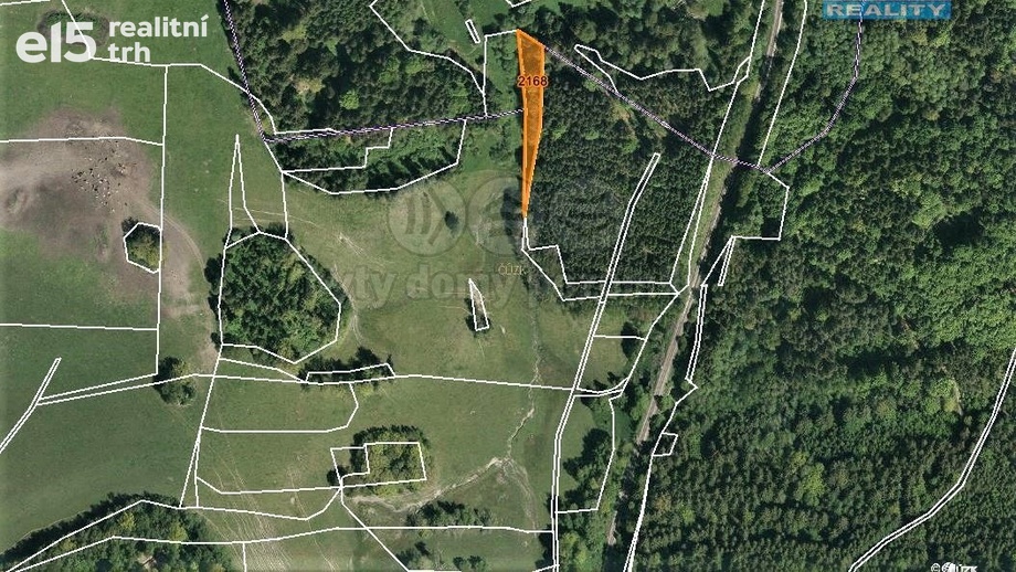Prodej pozemky - trvalý travní porost, 1 471 m² - Horní Dvořiště