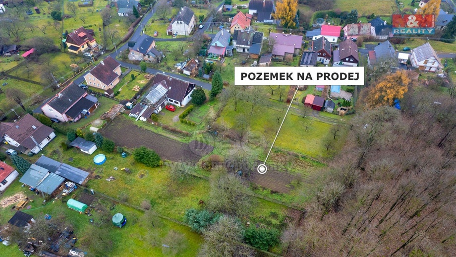 Prodej pozemky - zahrady, 905 m² - Nový Oldřichov