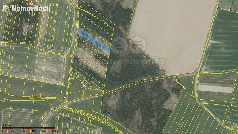 Prodej lesa 3 630 m², Stehlovice