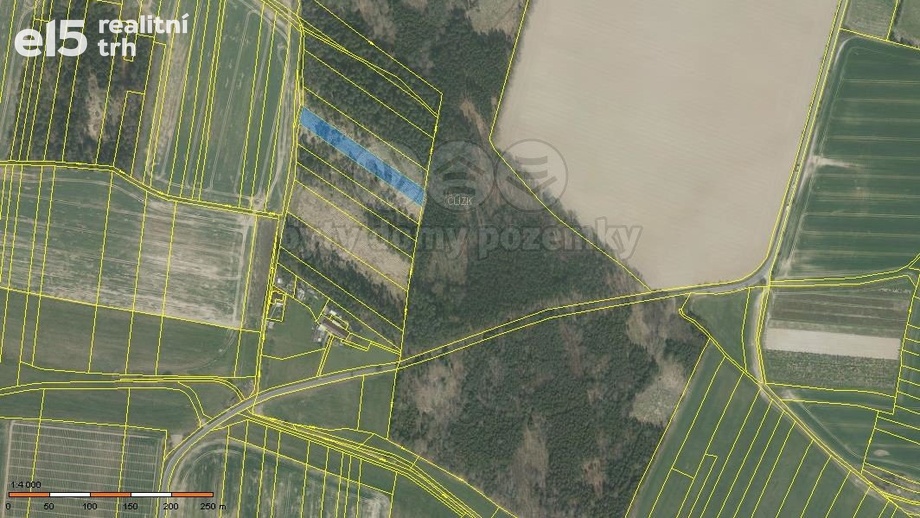 Prodej lesy, 3 630 m² - Stehlovice