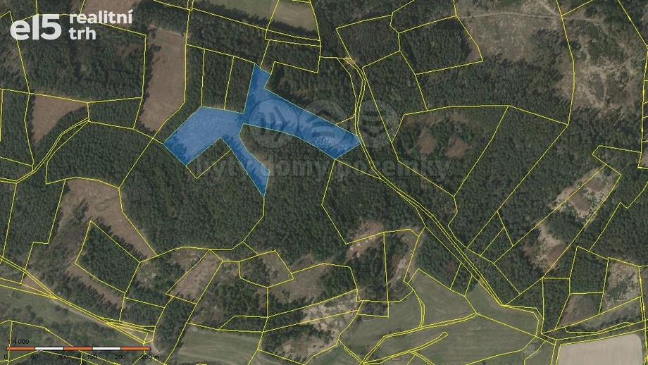 Prodej lesy, 22 084 m² - Přechovice