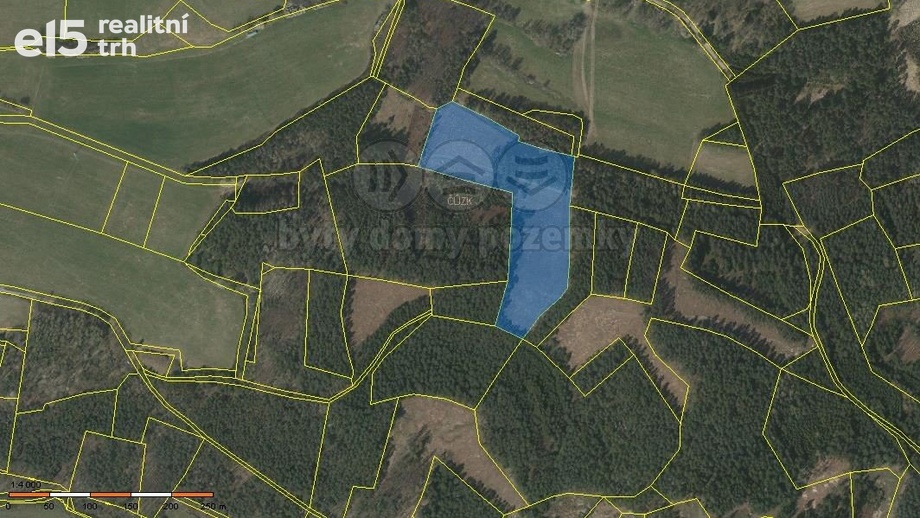 Prodej lesy, 24 708 m² - Přechovice