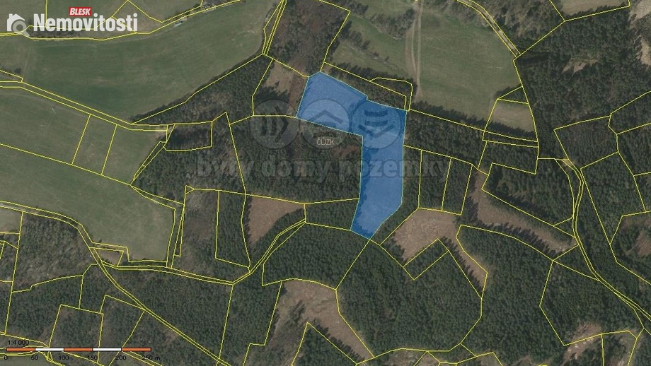 Prodej lesa 24 708 m², Přechovice