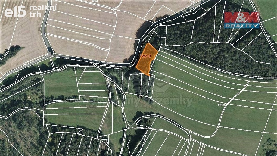 Prodej lesy, 1 177 m² - Vranová Lhota