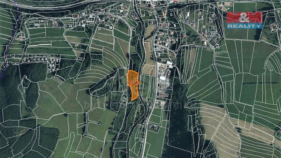 Prodej lesa 5 225 m², Huslenky
