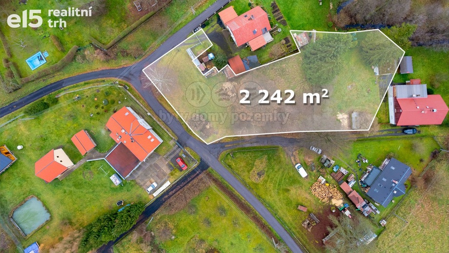 Prodej pozemky pro bydlení, 2 242 m² - Česká Kamenice - Pekelský Důl