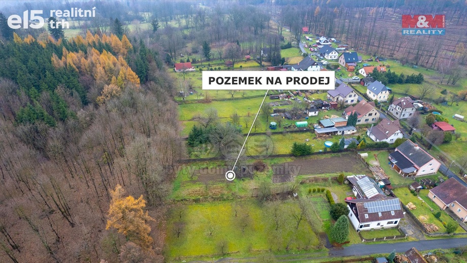 Prodej pozemky pro bydlení, 905 m² - Nový Oldřichov - Mistrovice