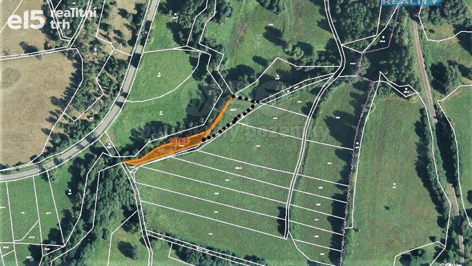 Prodej pozemky - trvalý travní porost, 1 900 m² - Bernartice