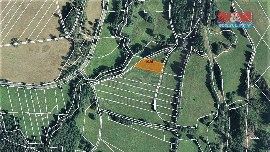 Prodej pole 1 835 m², Bernartice