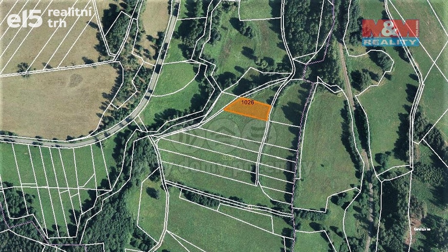 Prodej zemědělská půda, 1 835 m² - Bernartice