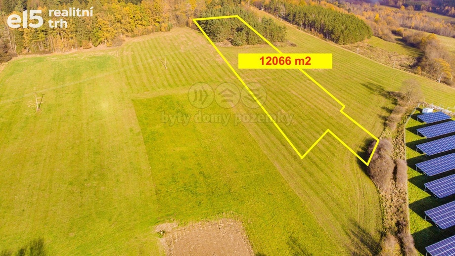 Prodej zemědělská půda, 21 407 m² - Mochtín
