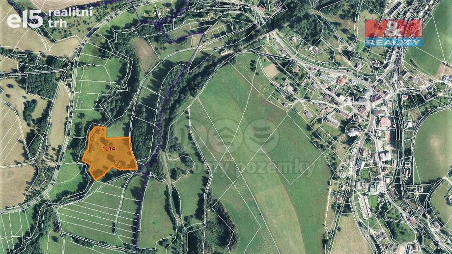 Prodej pozemky - trvalý travní porost, 15 642 m² - Bernartice