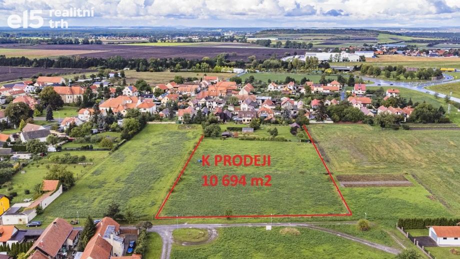 Prodej pozemky pro bydlení, 10 694 m² - Bříství