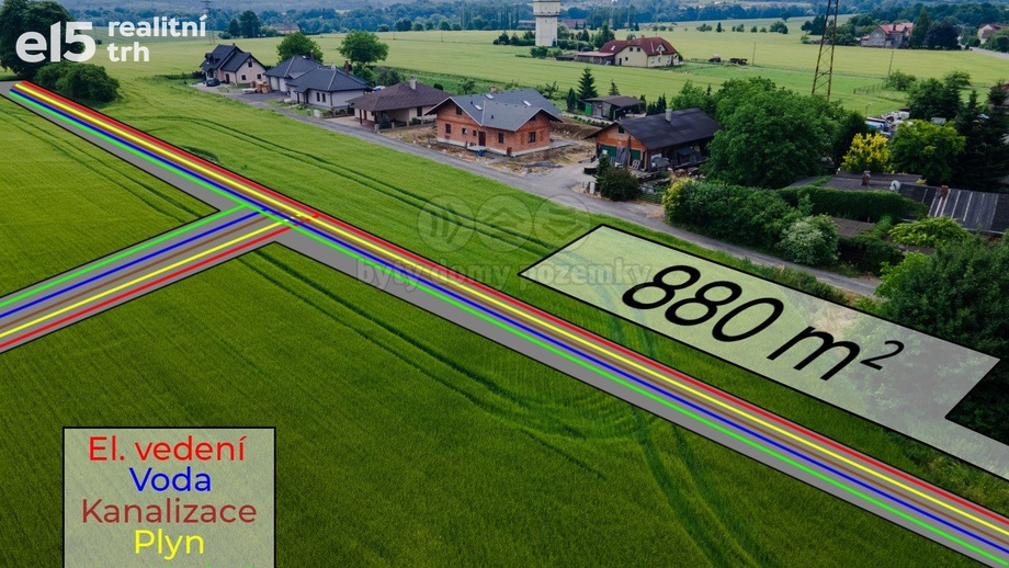 Prodej pozemky pro bydlení, 880 m² - Vratimov