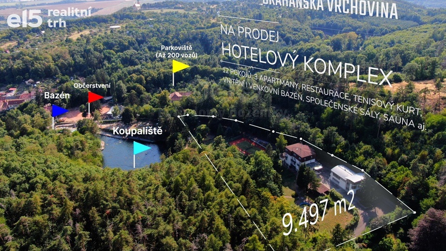 Prodej ubytování, 1 054 m² - Luleč