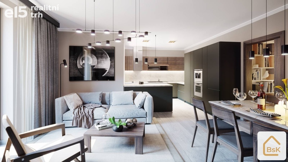 Prodej byty 2+kk, 62 m² - Český Brod