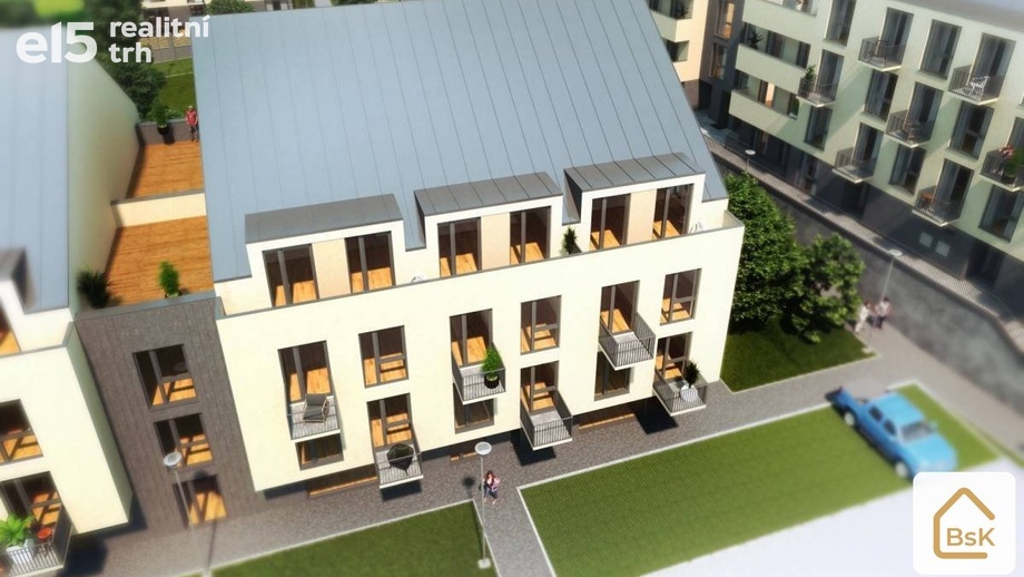 Prodej byty 1+kk, 36 m² - Český Brod