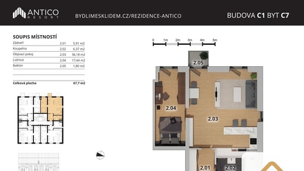 Prodej bytu 2+kk 66 m², Český Brod