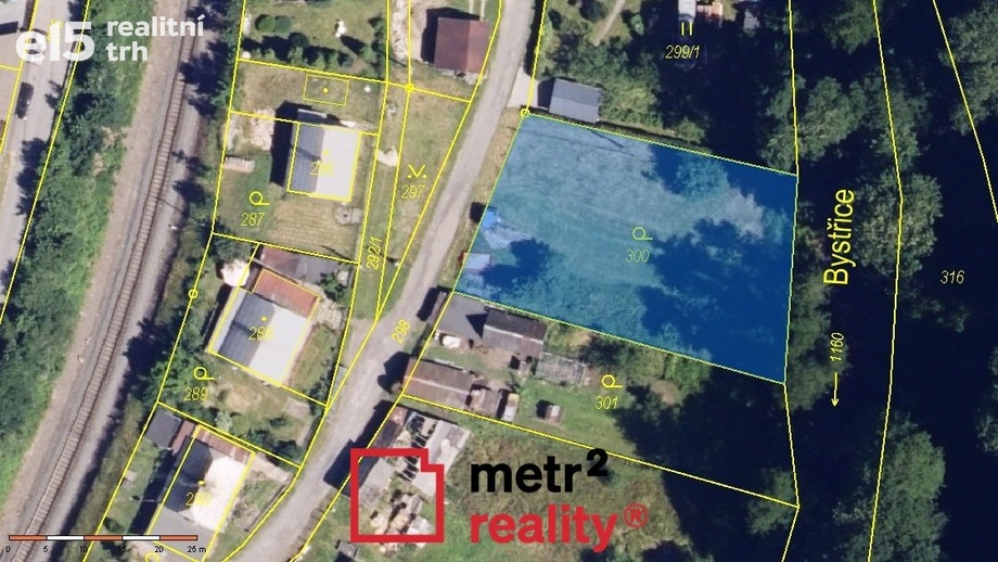 Prodej pozemky pro bydlení, 1 086 m² - Hlubočky - Hrubá Voda