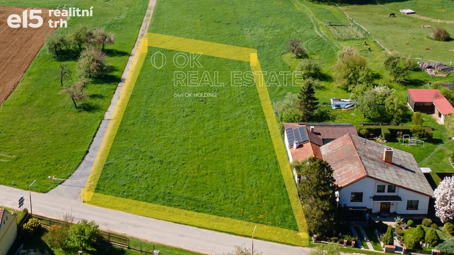 Prodej pozemky pro bydlení, 3 000 m² - Krasonice