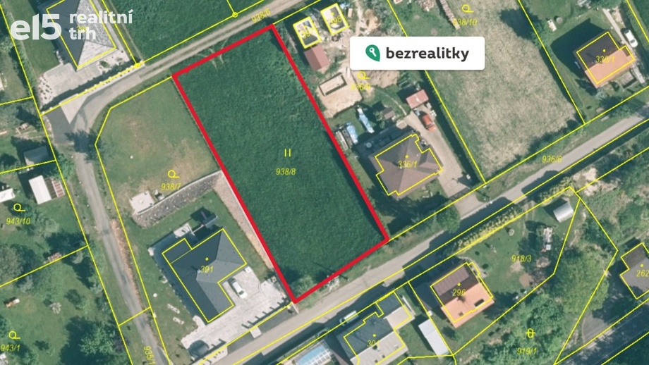 Prodej pozemky pro bydlení, 1 506 m² - Cheb - Starý Hrozňatov