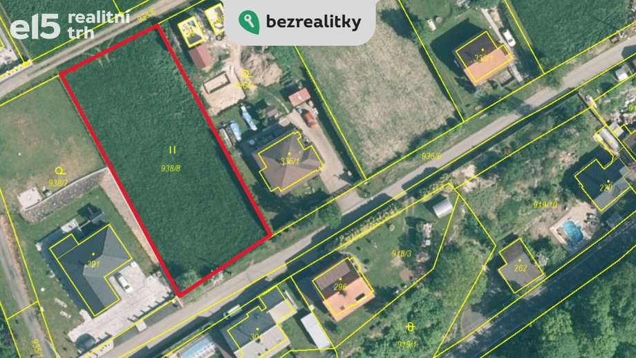 Prodej pozemky pro bydlení, 1 506 m² - Cheb - Starý Hrozňatov