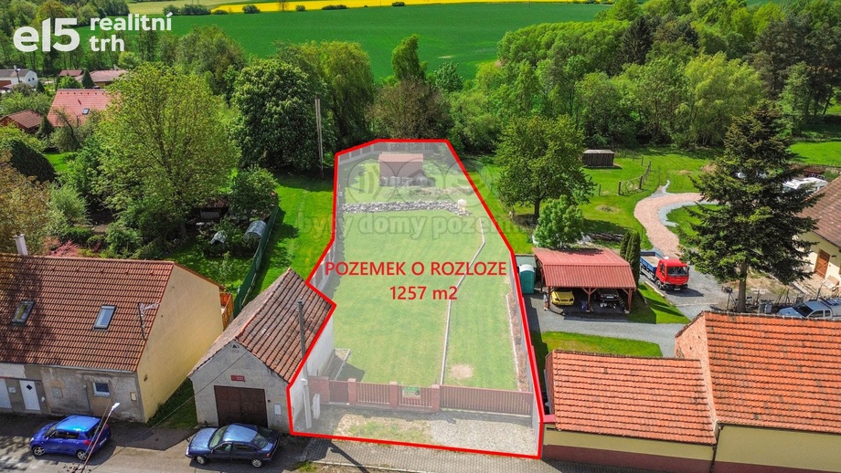 Prodej pozemky pro bydlení, 1 257 m² - Řenče - Vodokrty