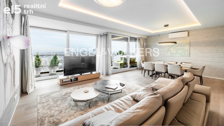 Pronájem byty 3+kk, 130 m² - Praha - Smíchov