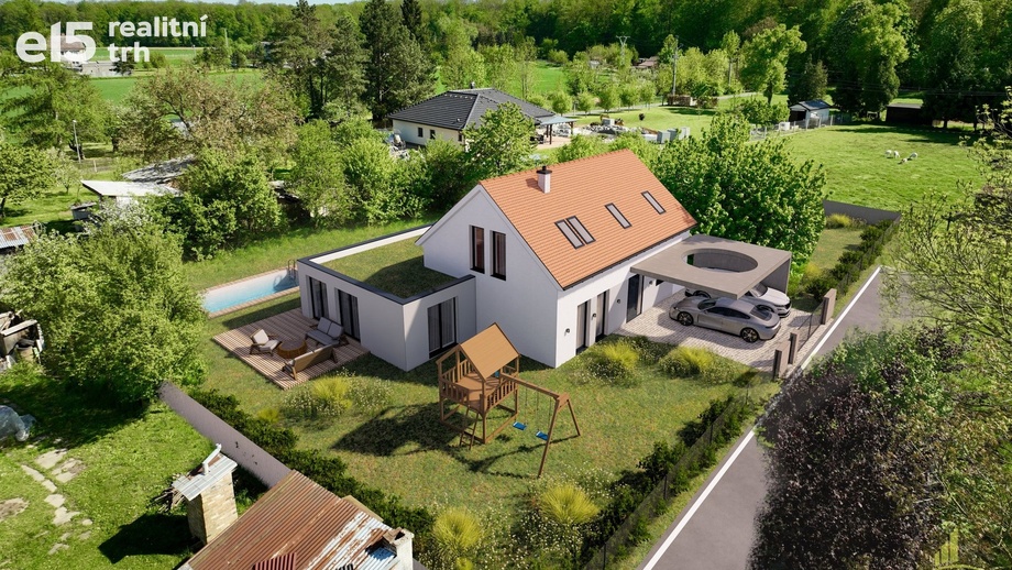 Prodej pozemky pro bydlení, 1 555 m² - Litovel - Tři Dvory