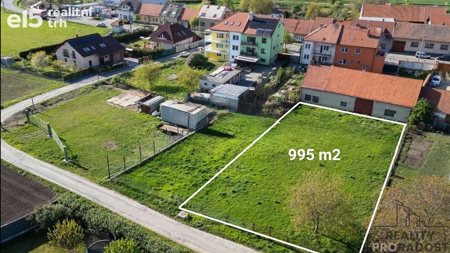 Prodej pozemky pro bydlení, 995 m² - Brno - Chrlice