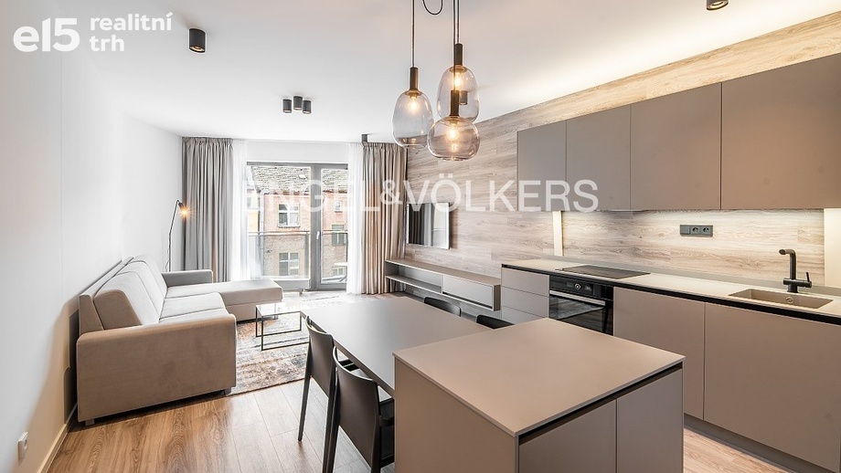 Pronájem byty 2+kk, 61 m² - Praha - Smíchov