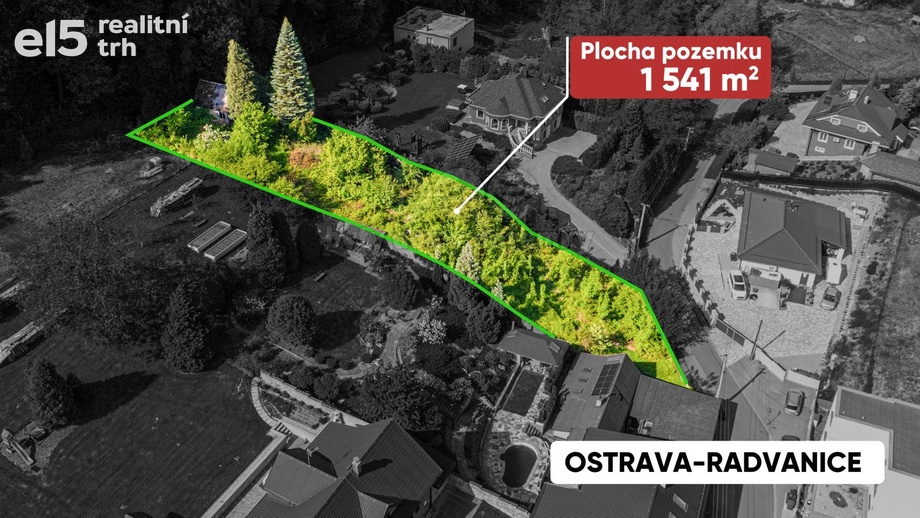 Prodej pozemky pro bydlení, 1 541 m² - Ostrava