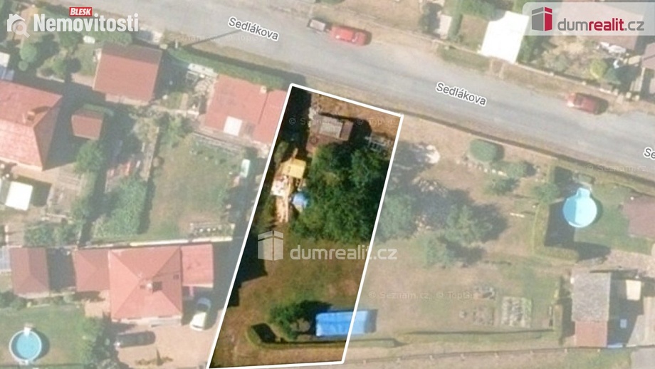 Prodej stavebního pozemku 470 m², Plzeň - Valcha