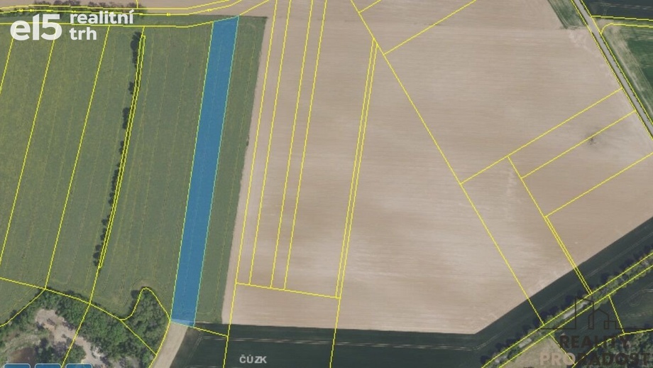 Prodej zemědělská půda, 10 902 m² - Miskovice - Bylany u Kutné Hory