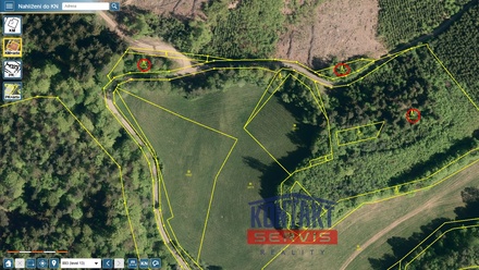 Prodej lesa 13 657 m², Lužná