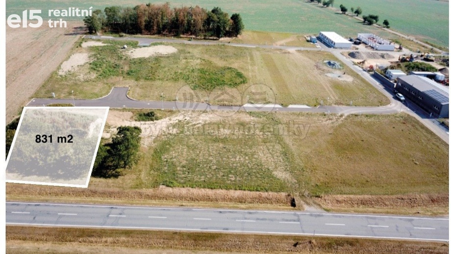 Prodej pozemky pro komerční výstavbu, 831 m² - Valeč