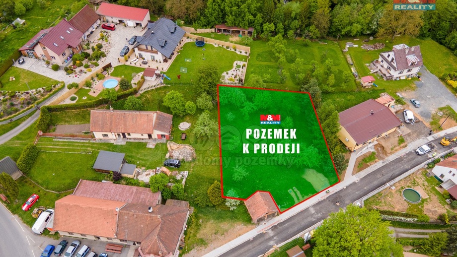 Prodej stavebního pozemku 1 346 m², Vrbatův Kostelec
