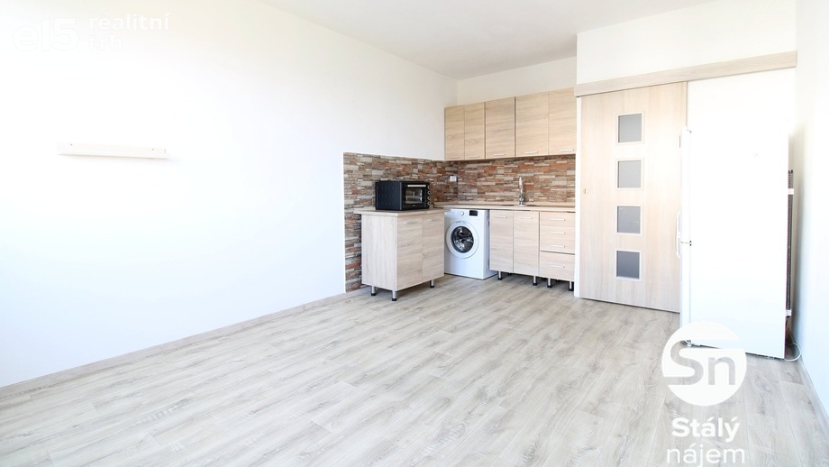 Pronájem byty 1+kk, 24 m² - Praha - Braník