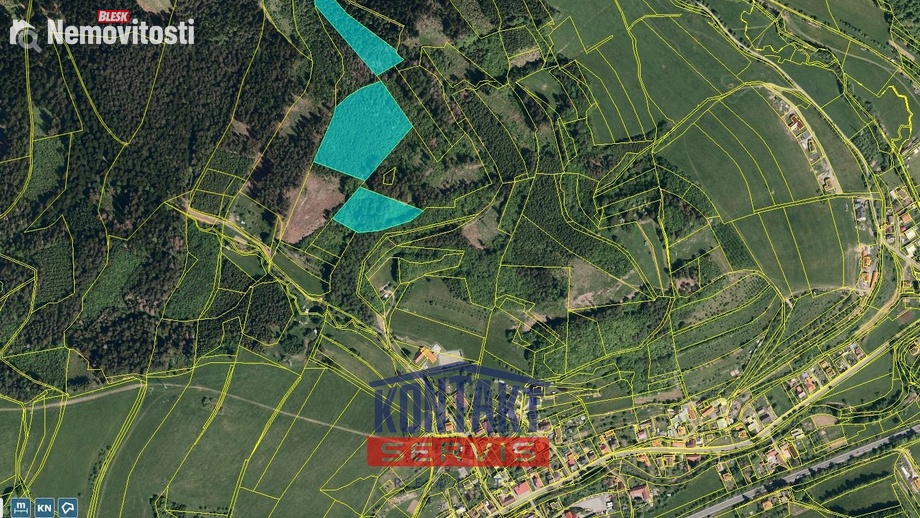 Prodej lesa 27 178 m², Liptál