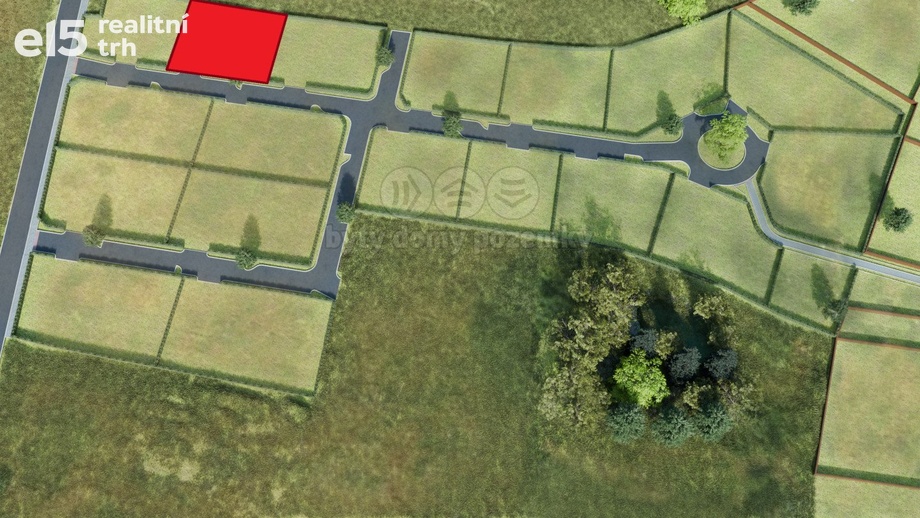 Prodej pozemky pro bydlení, 684 m² - Nová Ves