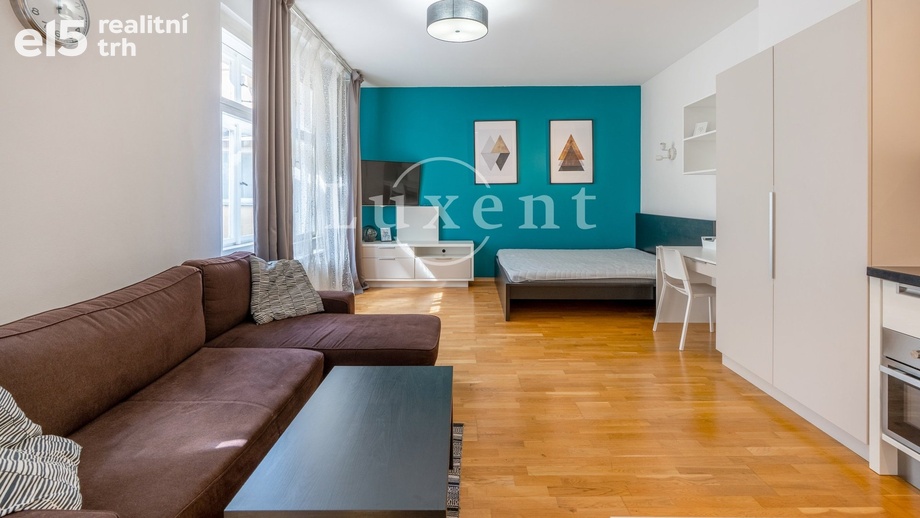 Pronájem byty 1+kk, 35 m² - Praha - Nové Město