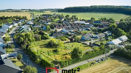 Prodej stavebního pozemku 1 529 m², Tršice - Hostkovice