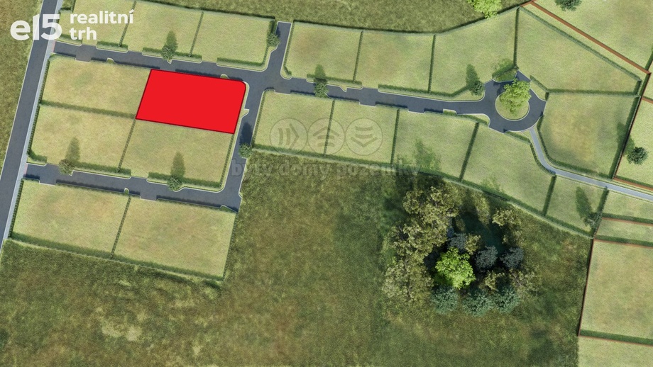 Prodej pozemky pro bydlení, 861 m² - Nová Ves