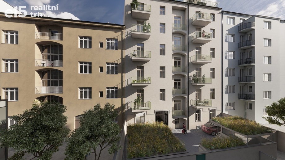 Prodej byty 2+kk, 46 m² - Praha - Karlín