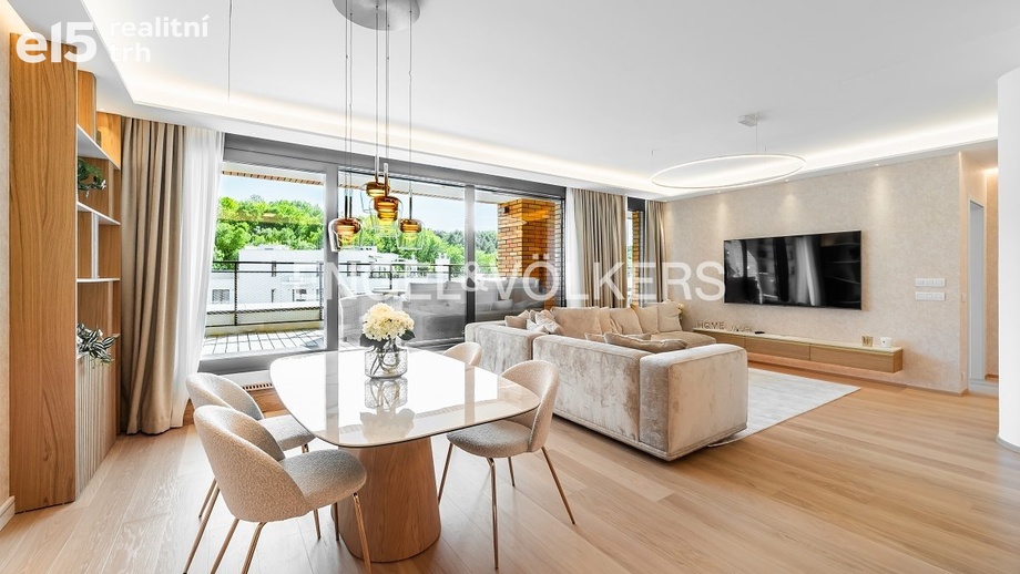 Pronájem byty 3+kk, 120 m² - Praha - Košíře