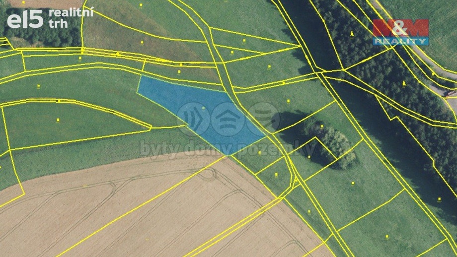 Prodej pozemky - trvalý travní porost, 10 562 m² - Nová Ves u Jarošova