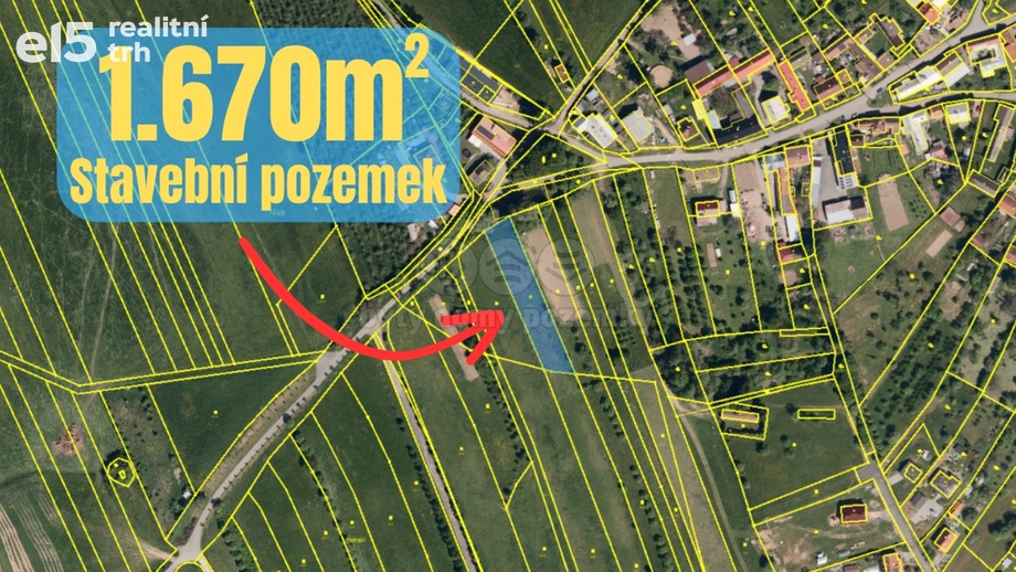 Prodej pozemky pro bydlení, 1 670 m² - Police