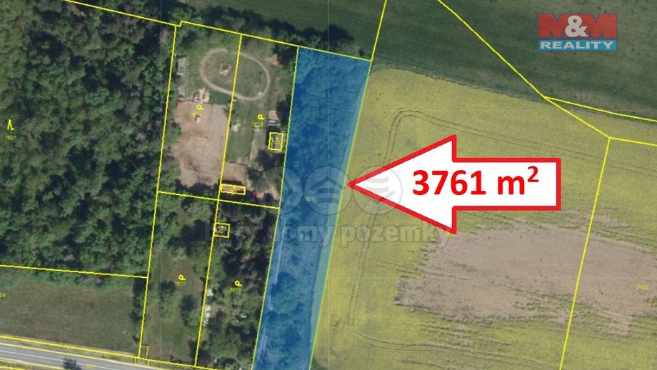 Pronájem pozemky - zahrady, 3 761 m² - Sezemice - Kladina