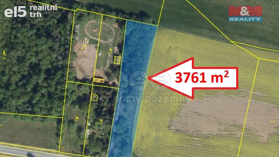 Pronájem zahrady 3 761 m², Sezemice - Kladina